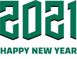 Happy New Year 2021 Logo PNG Vector