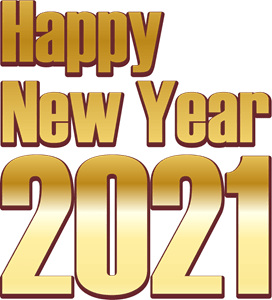 Happy New Year 2021 Logo PNG Vector