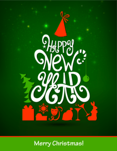 happy new year Logo PNG Vector