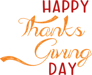 Happy Thanksgiving Day Logo Vector