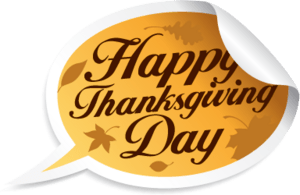 happy thanksgiving day stickers Logo PNG Vector