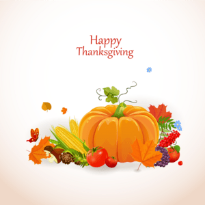 happy thanksgiving Logo PNG Vector