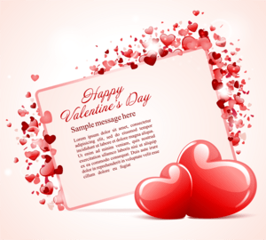 Happy Valentines Text Vector Art PNG, Happy Valentines Day Text