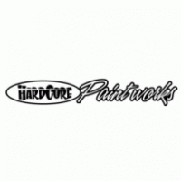 Hardcore paint works Logo Vector
