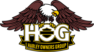 HARLEY DAVIDSON HOG NEW COLORED Logo Vector