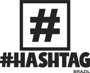 Hashtag Brazil Logo Vector