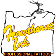 Hawthorne Ink Tattoo Logo PNG Vector