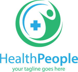 Health Care People Logo PNG Vector