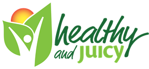 Healthy and Juicy Logo PNG Vector