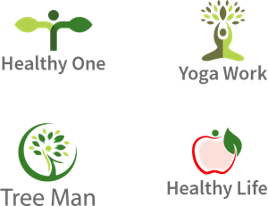 healthy life Logo Vector
