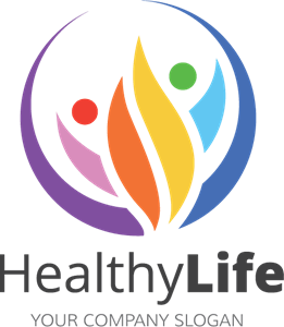 healthy lifestyle Logo PNG Vector