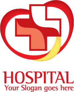 Heart Care Hospital Logo Vector