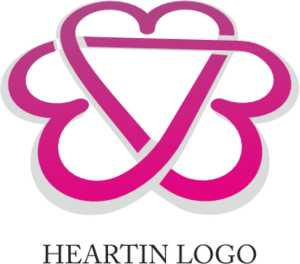 Heartin Design Logo PNG Vector