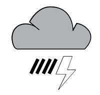 HEAVY RAIN WEATHER SYMBOL Logo PNG Vector