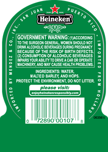 Heineken label Logo Vector