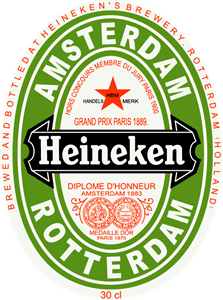 Heineken label Logo Vector