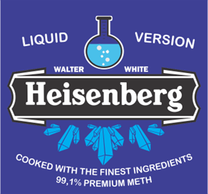 HEISENBERG BLUE LIQUID Logo PNG Vector