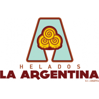 Helados La Argentina Logo Vector