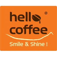 Hello Coffee Logo PNG Vector