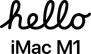 Hello iMac Logo PNG Vector