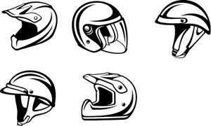 Helm moto Logo Vector