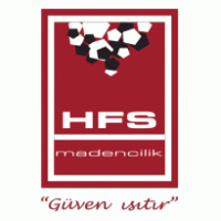 Hfs madencilik Logo Vector