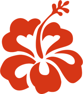 Hibiscus flower Logo PNG Vector