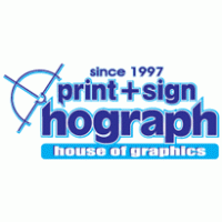 hograph print & sign GR Logo Vector