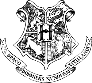 Hogwarts School of Witchcraft and Wizardry Logo Vector