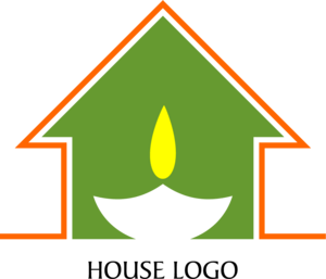 Home Lamp Education Logo Vector