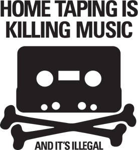 Home Taping is Killing Music Logo PNG Vector