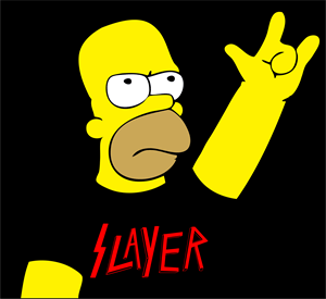 Homer - Slayer Logo PNG Vector