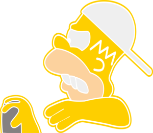Homero Manejando Logo PNG Vector