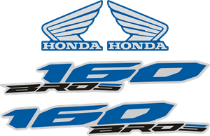 Honda 160 Bros Logo Vector