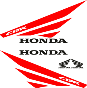 Honda Cbr600rr Lateral 2012 Logo PNG Vector