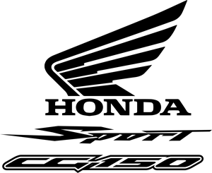 Honda CG 150 Sport Logo PNG Vector