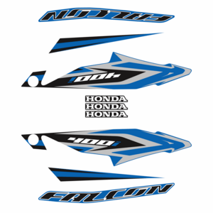 Honda Nx Falcon 400i 2013 À 2015 Material Logo PNG Vector