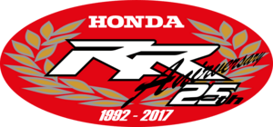 Honda RR 25th Aniversary Logo PNG Vector