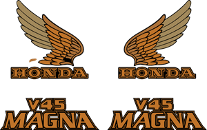 Honda V45 Magna Logo PNG Vector