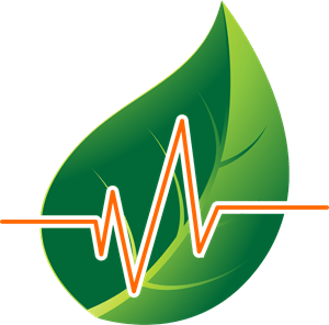 Hospital Leaf Logo PNG Vector