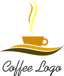 Hot Coffee Drink Logo Vector