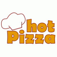 hot pizza Logo Vector