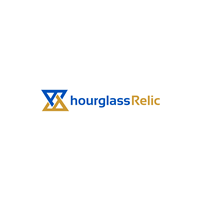 hourglass Relic Logo Vector