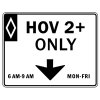 HOV 2+ FROM Logo Vector