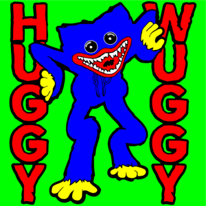 Huggy Wuggy Logo PNG Vector