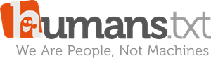 Humans TXT Logo PNG Vector