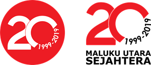 HUT Provinsi Maluku Utara ke 20 Logo PNG Vector