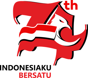 HUT RI 74 INDONESIAKU BERSATU Logo PNG Vector