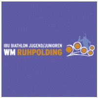 IBU Biathlon Jugend Junioren WM Ruhpolding Logo PNG Vector