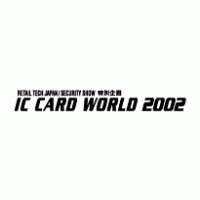 IC Card World 2002 Logo Vector
